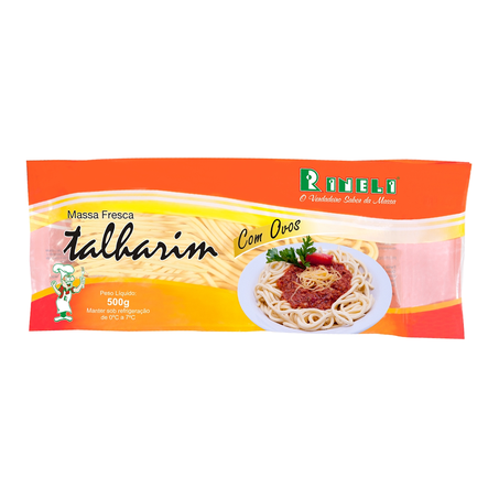 MASSA FRESCA TALHARIM COM OVOS RINELI