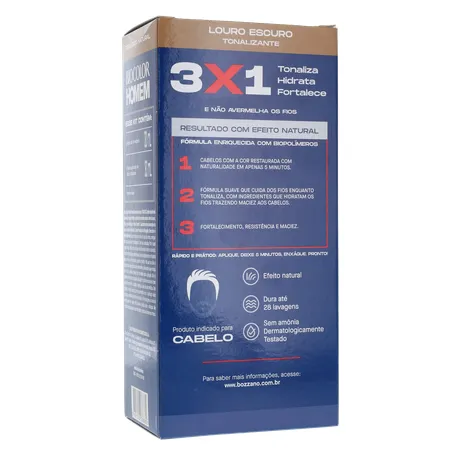 Tonalizante biocolor homem bozzano louro 360-16