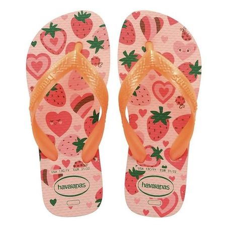 CHINELO HAVAIANAS KIDS FLORES 27/28 ROSA/CONFETE