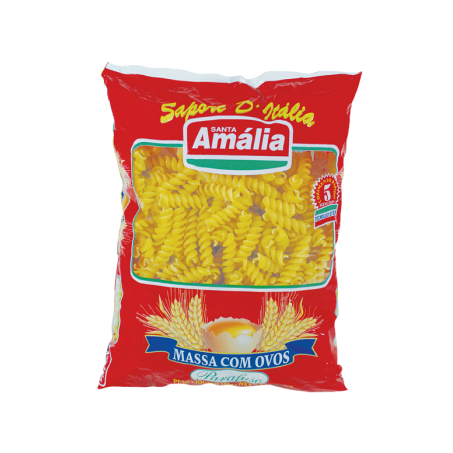 Macarrão Parafuso Santa Amália com Ovos Pacote 500G