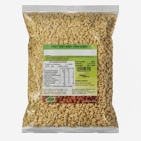 PROTEINA TEXTURIZADA DE SOJA CLARA FINA 500G