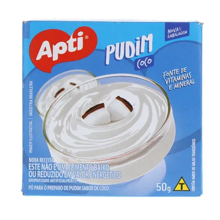 Pudim apti coco cx 50g