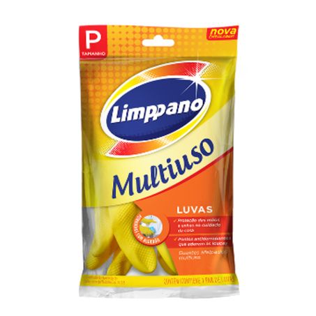 LUVA MULTIUSO AMARELA LIMPPANO P