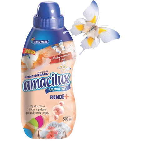 Amaciante Amacilux Concentrado Salmon Soft 500 ml