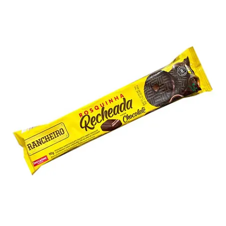 Biscoito rancheiro rech 90g choc