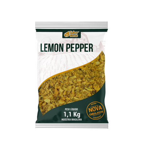 Condimento Lemon Pepper 1,1 Kg Sabor Verde