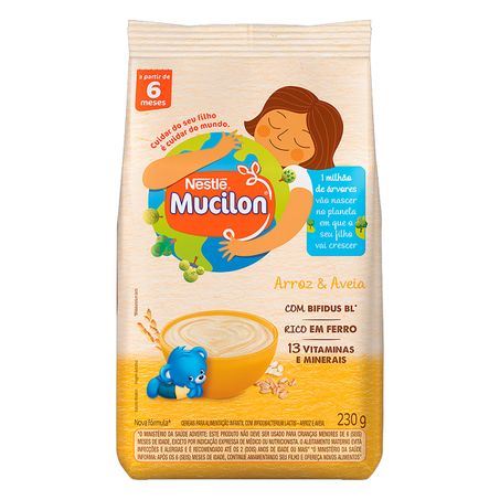 CEREAL INFANTIL ARROZ & AVEIA MUCILON