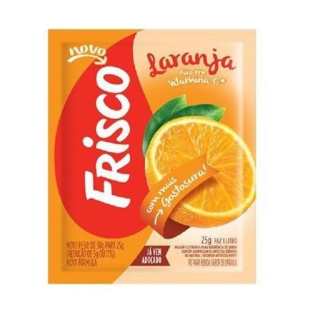 REFRESC PO FRISCO LARANJA 18G