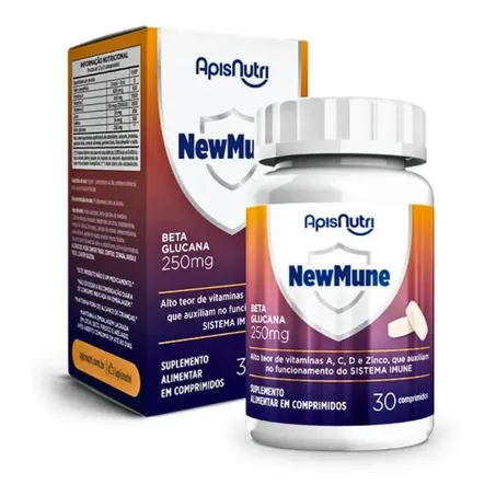 NEWMUNE 1200MG 30 CAPS - APISNUTRI