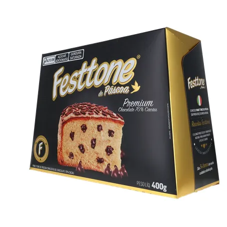 Panettone de Páscoa Festtone Chocolate 70 Cacau 400G 360-22