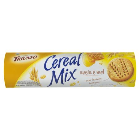 BISCOITO INTEGRAL AVEIA E MEL ARCOR TRIUNFO CEREAL MIX