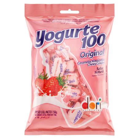 BALA IOGURTE DE MORANGO ORIGINAL YOGURTE100