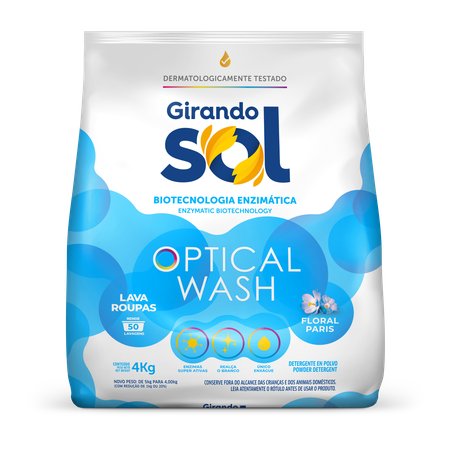 Sabao em po girando sol floral paris sachê 4kg