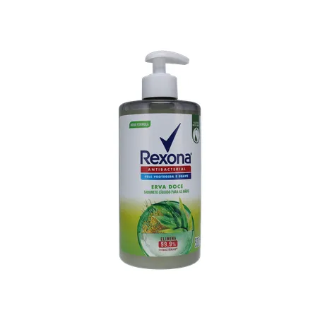 Sabonete Líquido Rexona Antibacteriano Erva Doce 500Ml  360-35