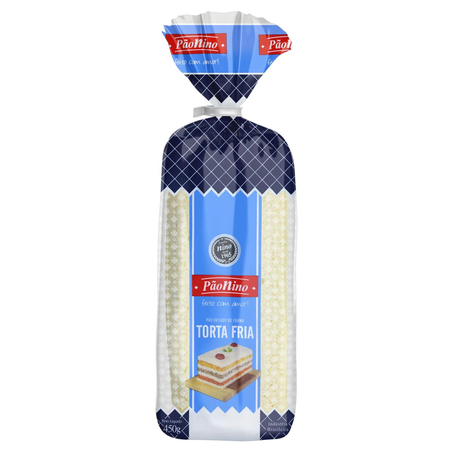 Pão Nino 450g - Sem Casca - Torta Fria