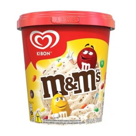 Sorvete kibon baun-conf.m&m 800ml