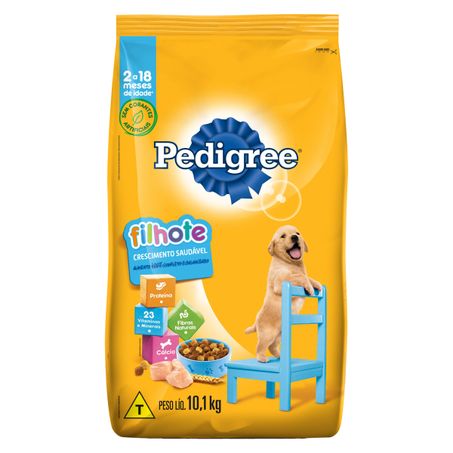 RAÇÃO PARA CÃES FILHOTES 2 A 18 MESES RAÇAS MÉDIAS E GRANDES PEDIGREE
