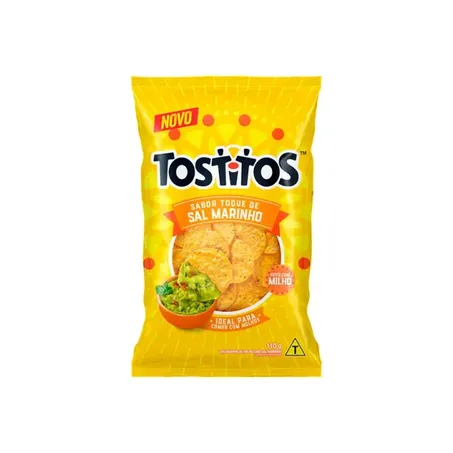 + tostitos elma chips 110g sal marinho