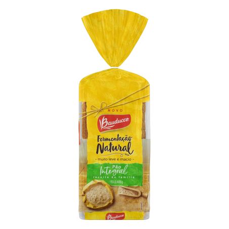 Pão de forma integral bauducco