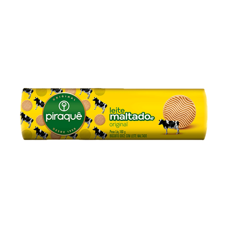 Bisc piraque leite maltado 132g