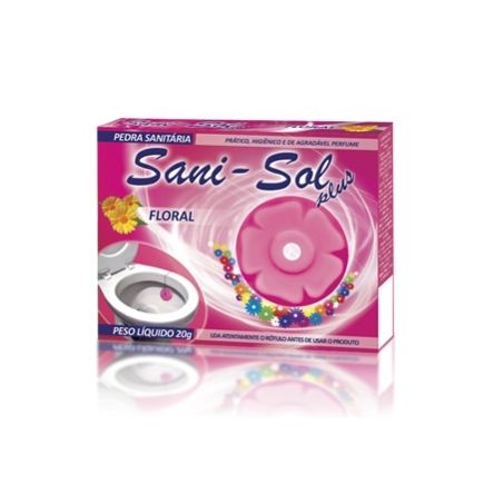 PEDRA SANITARIA SANI-SOL 20G FLORAL