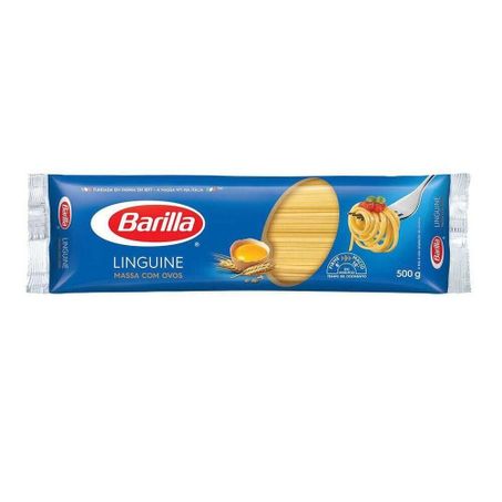 Massa barilla com ovos linguine 500g