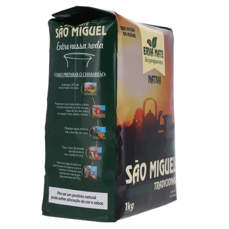 Erva mate sao miguel nativa 1kg 360-30