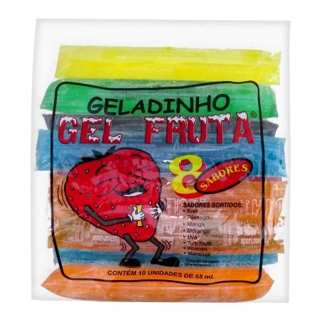 Sacole gel fruta c/10un