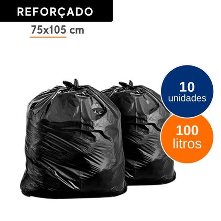 SACO LIXO PRIMAPLAS 75X105 CM 100L