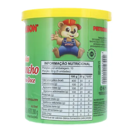 Balas Funcho Erva Doce Pietrobon Pote 200gr 360-22
