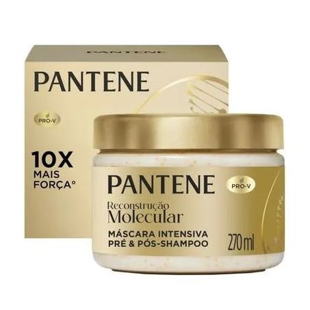 Creme capilar máscara intensiva pantene reconstrução molecular 270ml
