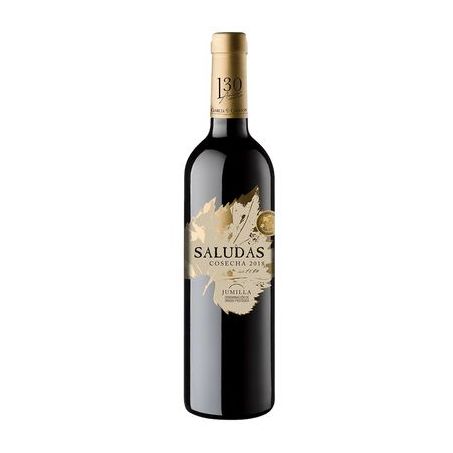 Vinho tinto espanhol saludas 750ml