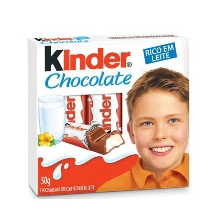KINDER BARRA CHOC AO LEITE 50G