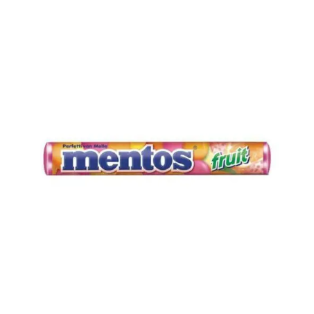 Bala Mentos Fruit Embalagem 38G