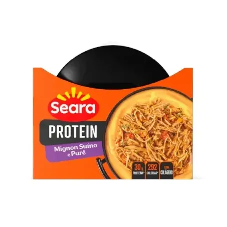 Refeicao Seara 270g Protein File Mignon Suino e Pure