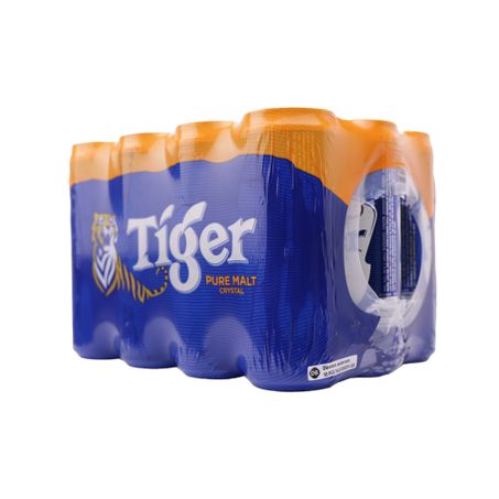 Cerveja Tiger Puro Malte Crystal Lata 350ml - Pacote com 12un - 4.2lt 360-37