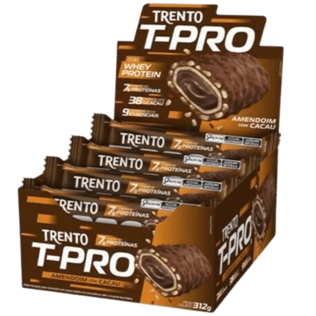 Chocolate barrinha trento pcc/12x26g t-pro amendoim c/cacau