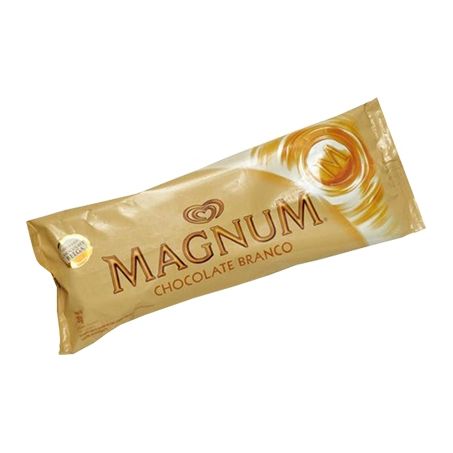 Picole kibon magnum branco 77g