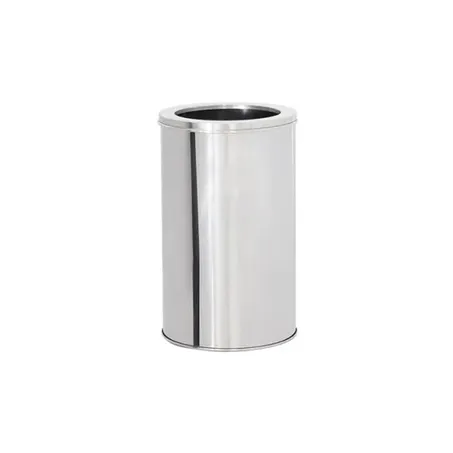 LIXEIRA INOX 30L C/ ARO