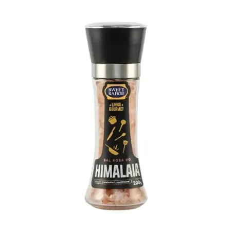 Moedor Sweet Sabor 200g Premium Sal Rosa Do Himalaia