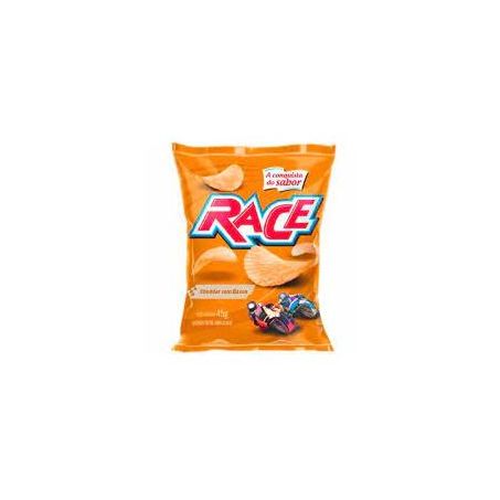 Batata ondulada race cheddar c/ bacon 45