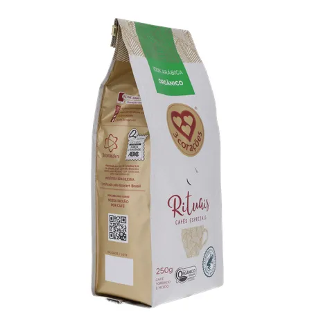 Café Moído 3 Corações Rituais Orgânico 250g 360-31