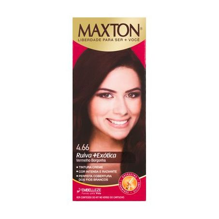 Tintura Para Cabelo Embelleze Maxton Vermelho Borgonha 4.66