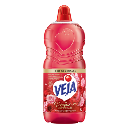 LIMPADOR PERFUMADO VEJA PERFUMES ESPECIAIS MARCANTE E ENVOLVENTE 2L