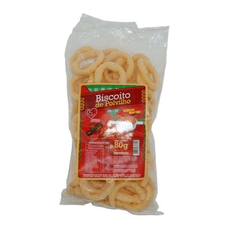 Biscoito Polvilho Balardin Rosca Sabor Queijo Nacho 80G