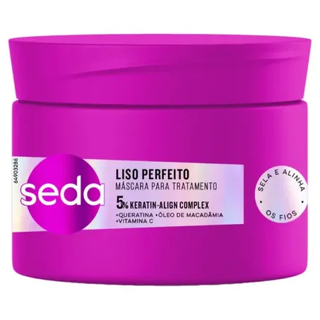 Máscara de tratamento seda liso perfeito 300g