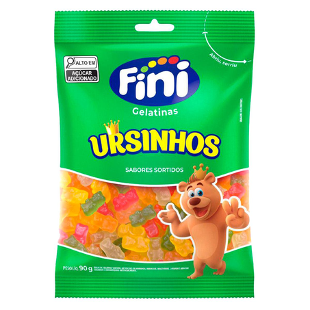 Bala Fini 80g - Jelly - Ursinhos - Brilho