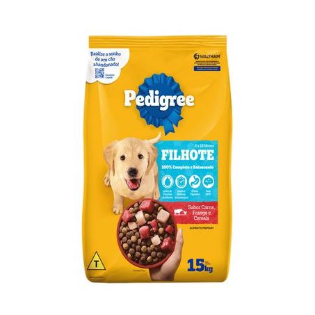 RACAO CAES PEDIGREE FILHOTE RAC. MED.GRANDES 20KG