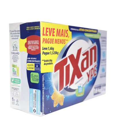 LAVA ROUPAS TIXAN YPE PRIMAVERA GRÁTIS 80G 1,6KG  360-51