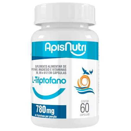 L-TRIPTOFANO 780MG 60 CÁPS - APISNUTRI